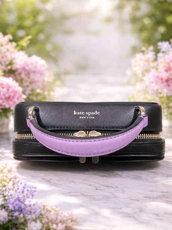 Kate Spade New York Vanity Cabana Dot Mini Top Handle Crossbody Bag EUC - Picture 6 of 8